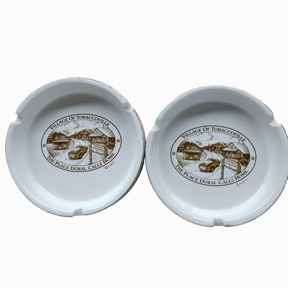 🚬☕Vintage RJ Reynolds Doral Cigarette Ashtrays Mug Tobacco Cup Collectible - Picture 8 of 16